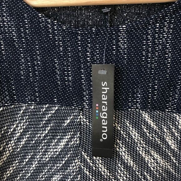 NWT Sharagano 3/4 Sleeve Top Size Large - Picture 3 of 7